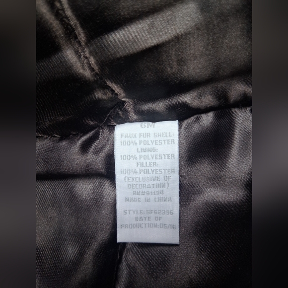 Pistachio Brand Cheetah Print Faux Baby Coat With Hood Size 6M - Picture 7 of 7